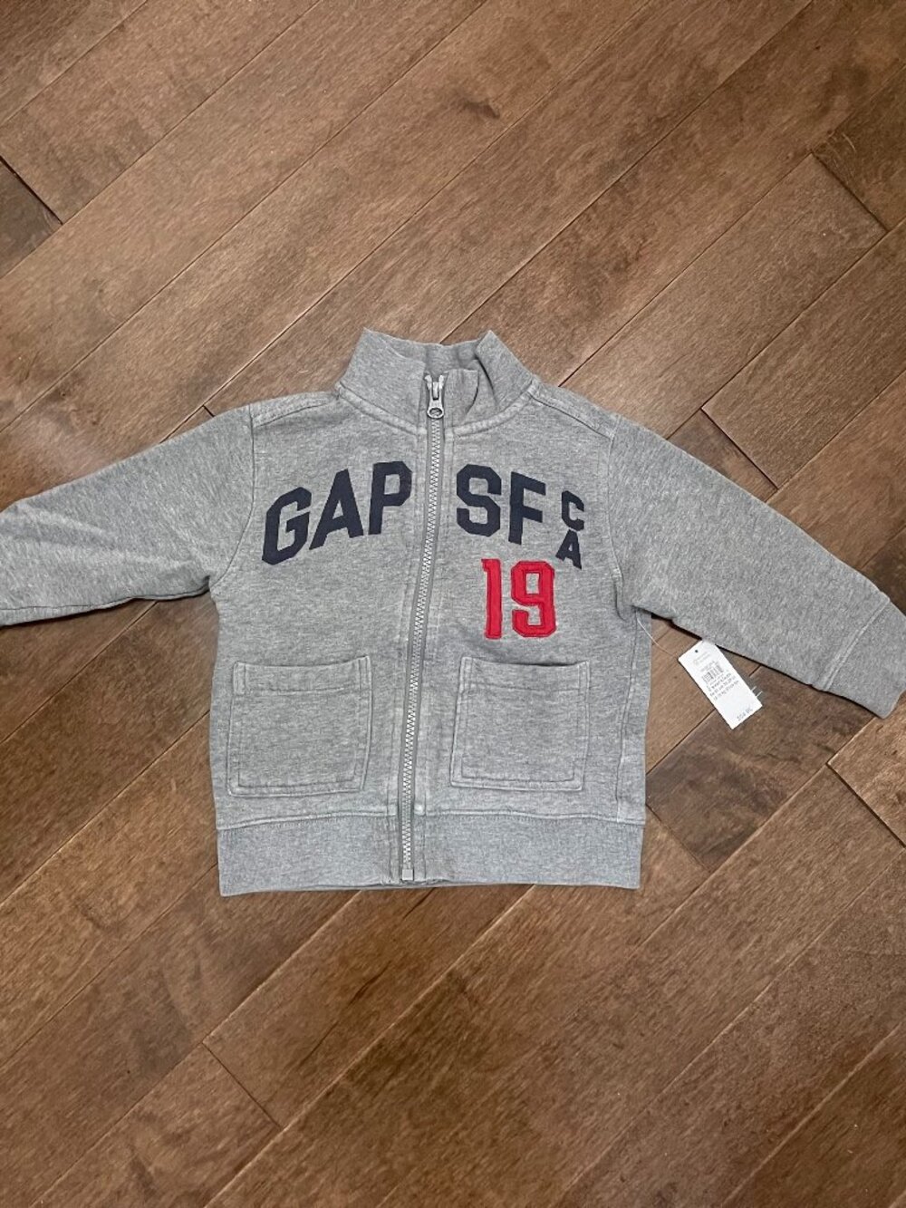 NWT GAP Zip Up Sweater Jacket sz 2T